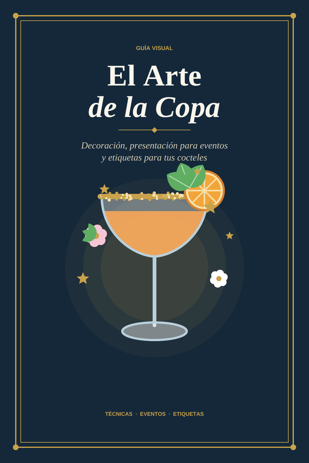Tapa original de El Arte de la Copa: guía visual de decoración, presentación para eventos y etiquetas para cócteles